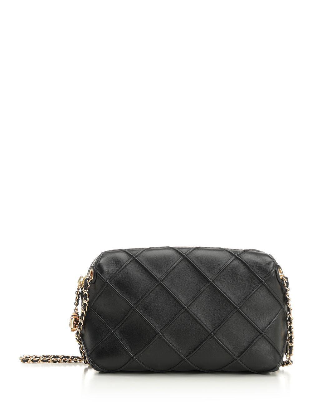 TORY BURCH Fleming Small Crossbody Bag Crossbody Bags Black Product Image