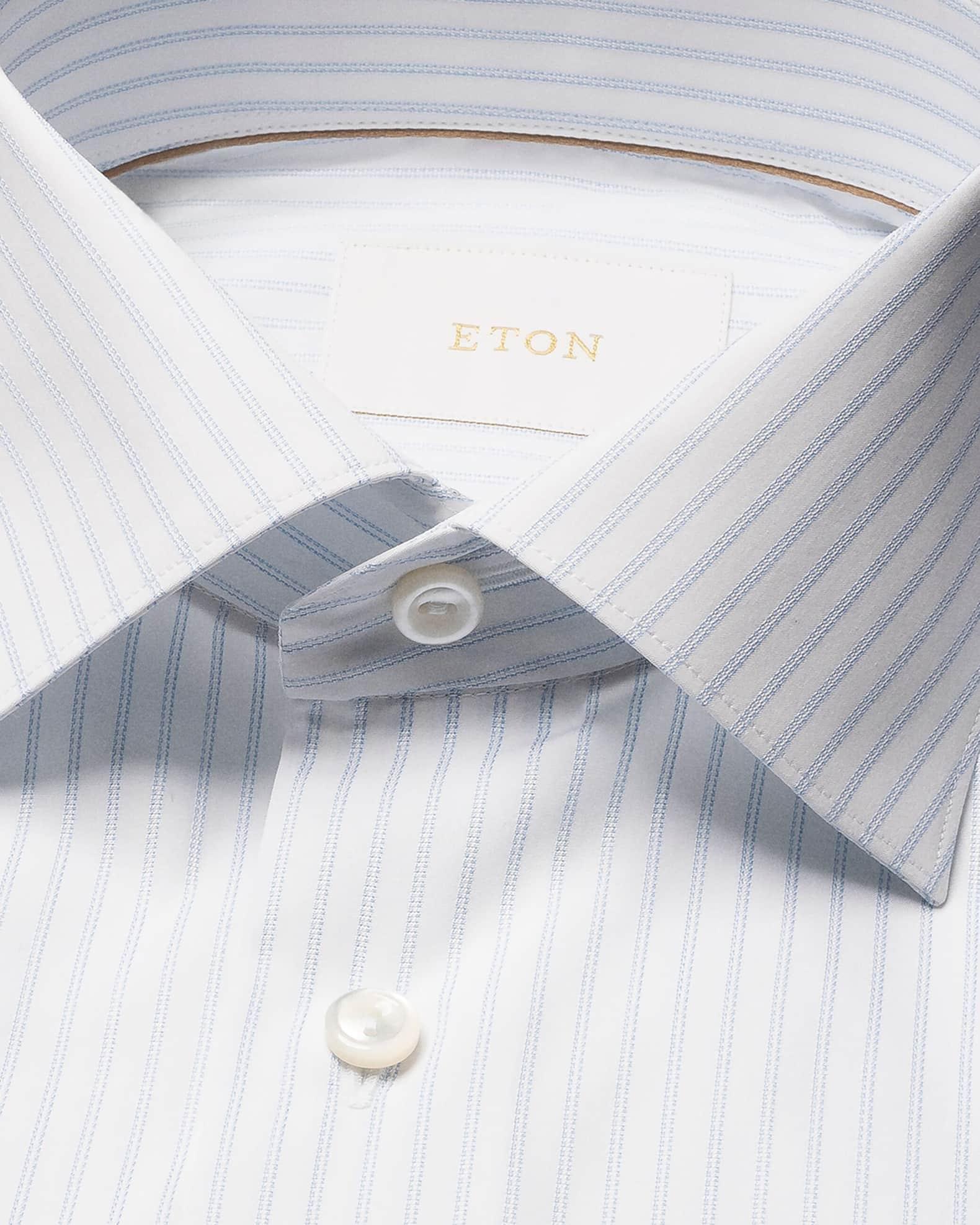 Men's Elevated Stripe Supima 120 Slim-Fit Dress Shirt Product Image