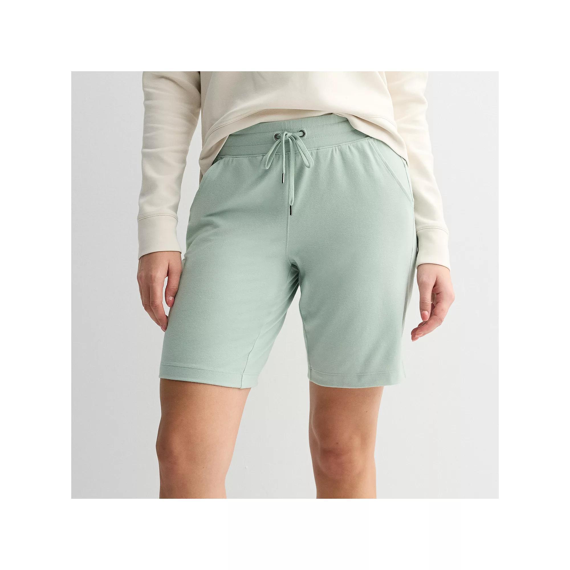 Petite Tek Gear® Essential Bermuda Shorts, Women's, Size: XXL Petite, Ostego Bay Product Image
