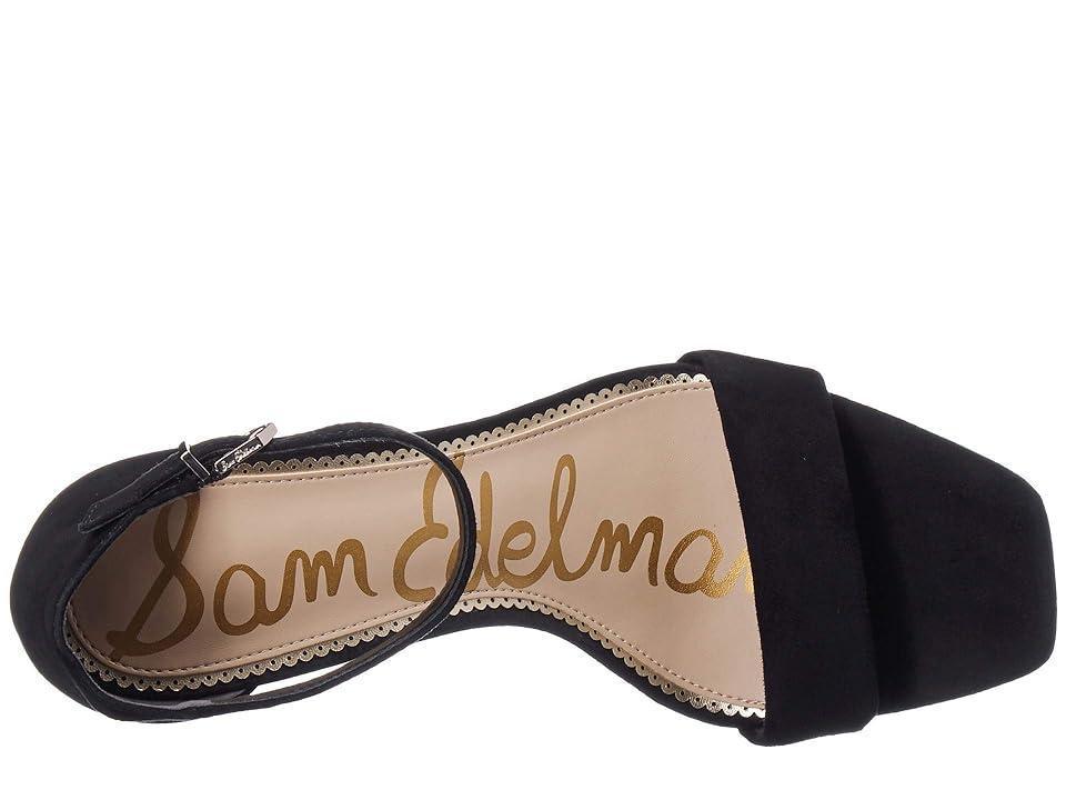 Sam Edelman Daniella Leather Ankle Strap Square Toe Dress Sandals Product Image