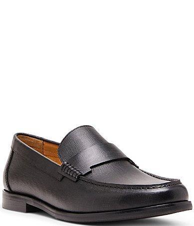 Steve Madden Mens Colver Leather Slip on Loafers Product Image