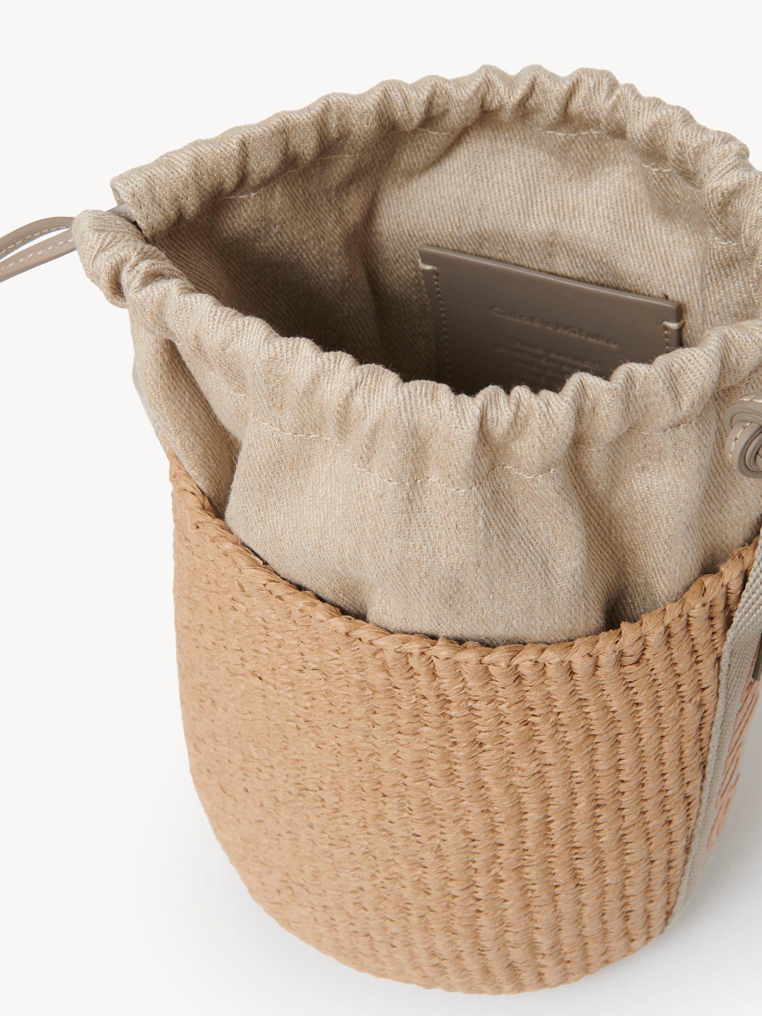 Small Woody basket in natural fibers Product Image