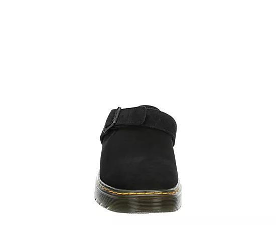 Dr. Martens Womens Carlson Suede Buckle Strap Clogs Product Image