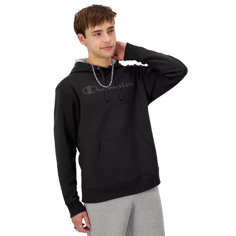 Men's Champion® Embossed Powerblend Graphic Hoodie, Size: Large, Briefly Brown Product Image