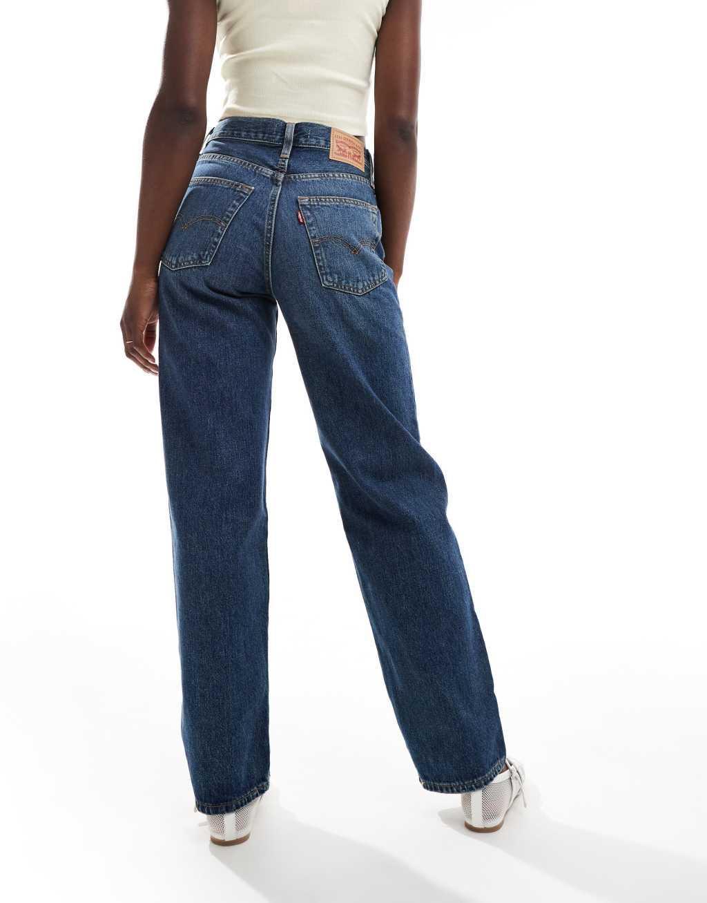 Levi's 94 baggy jeans in mid blue Product Image