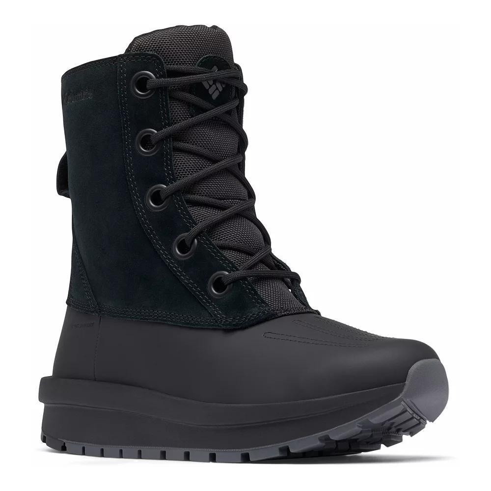 Columbia Moritza Women's Suede Winter Boots, Size: 7, Black Grey Product Image