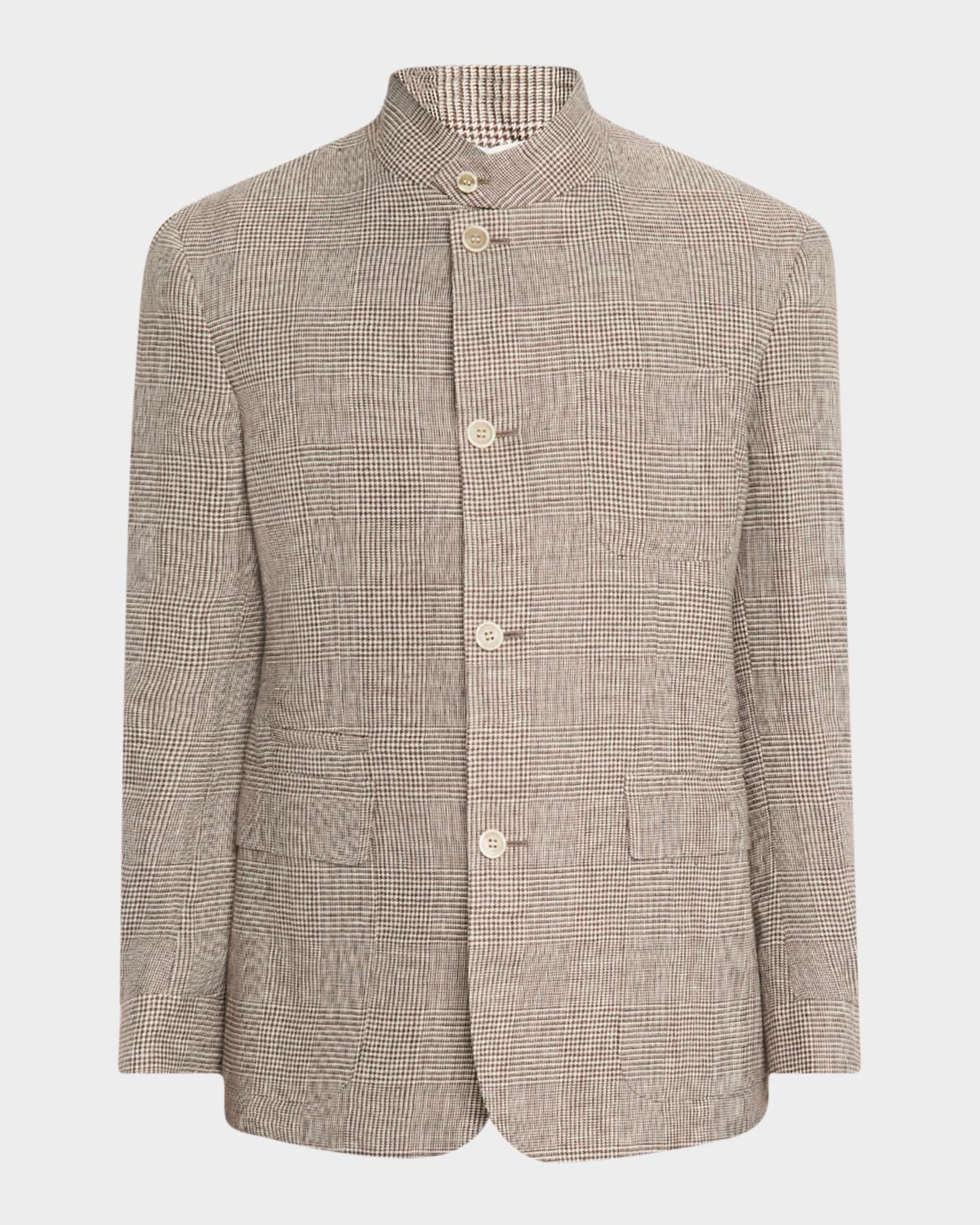 Mens Linen Prince of Wales Cavendish Sport Coat Product Image