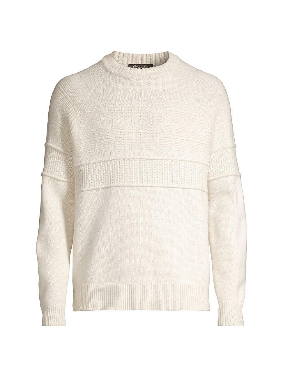 Mens Cashmere Crewneck Sweater Product Image