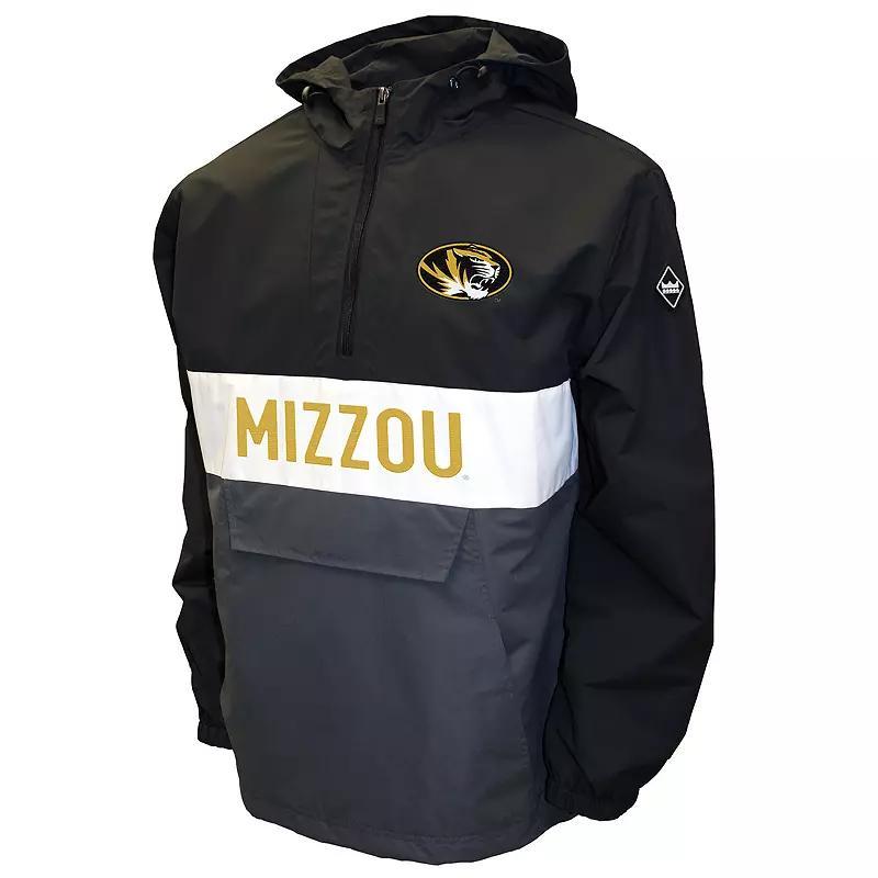 Men's Franchise Club Iowa Hawkeyes Alpha Anorak Pullover, Size: XL, Black Product Image