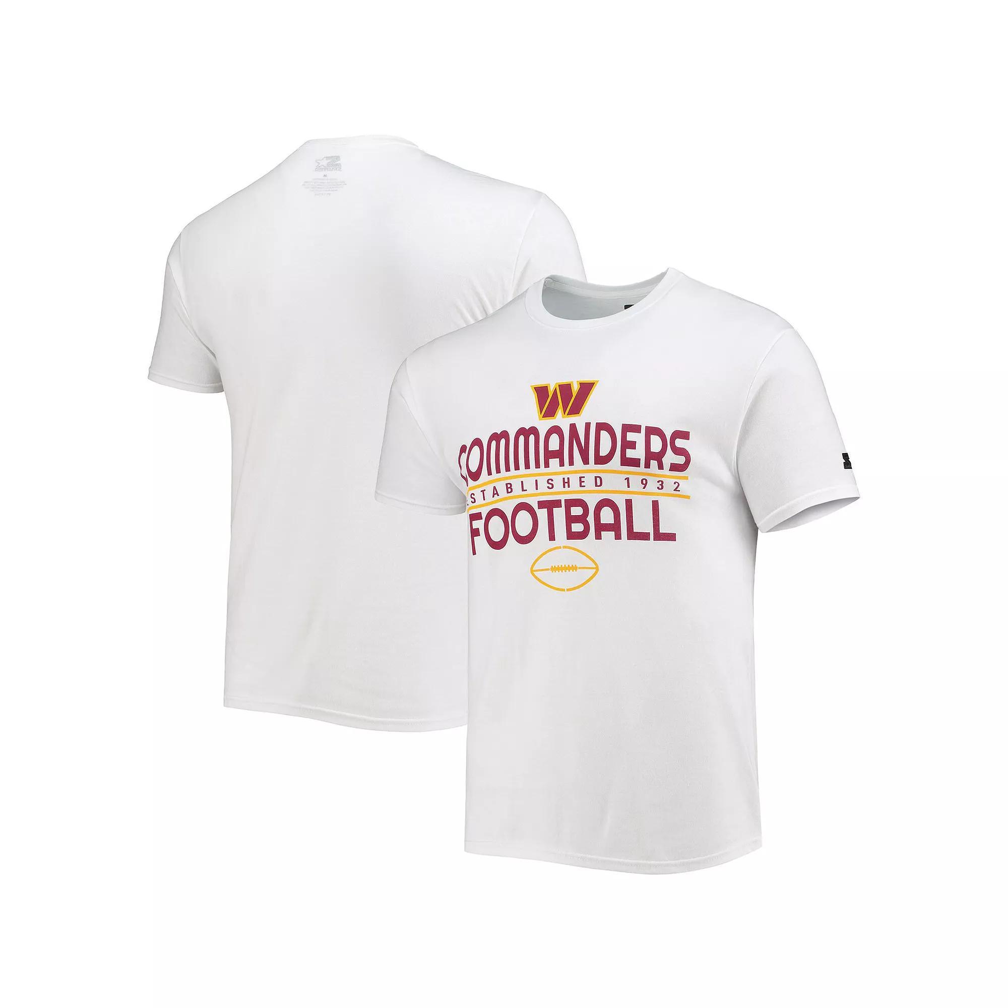 Men's Starter White Washington Commanders Prime Time T-Shirt, Size: XL, Wft White Product Image