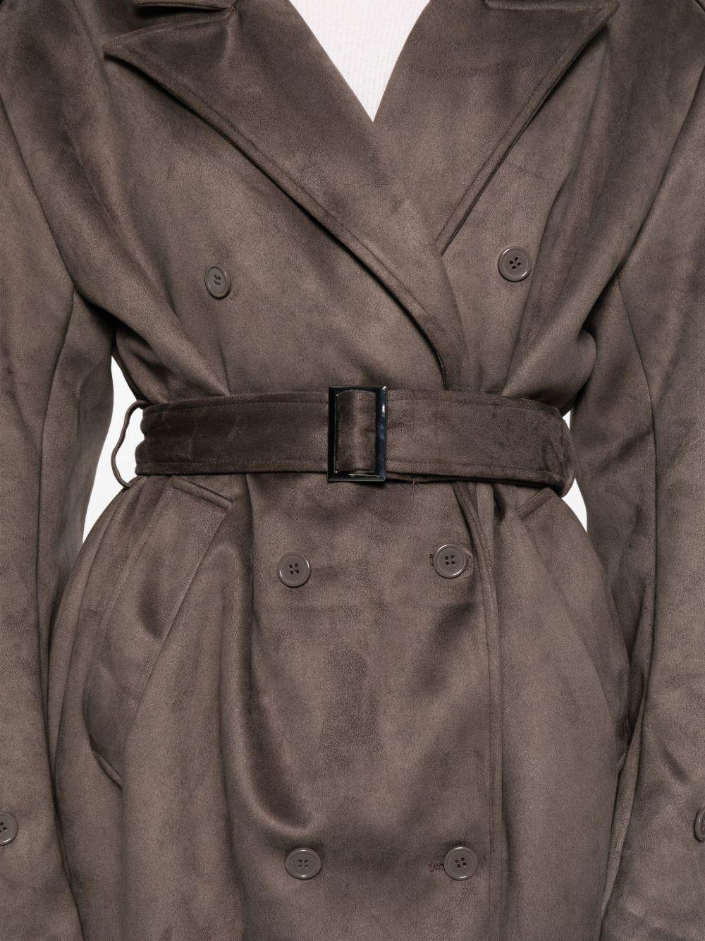Pembroke belted double-breasted trench coat Product Image