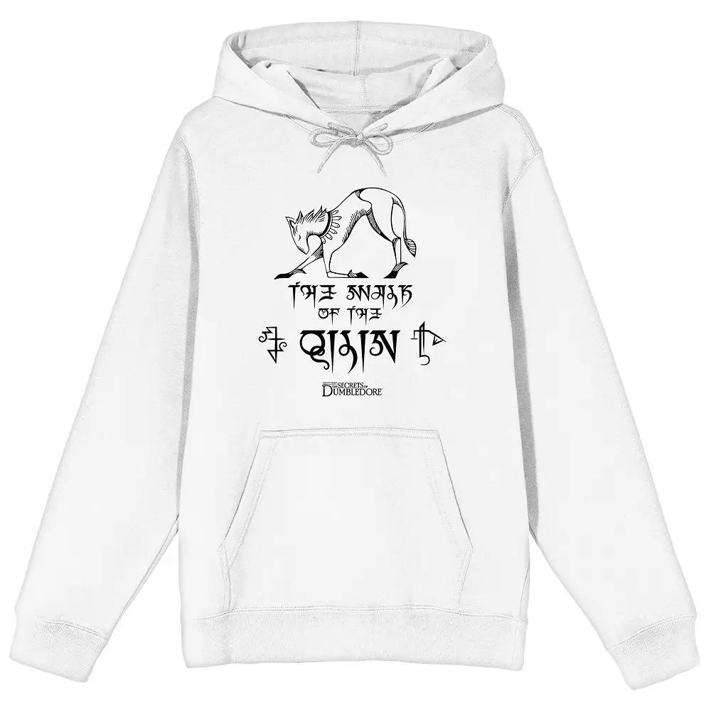 Men's Fantastic Beasts Qilin Hoodie, Size: Large, White Product Image