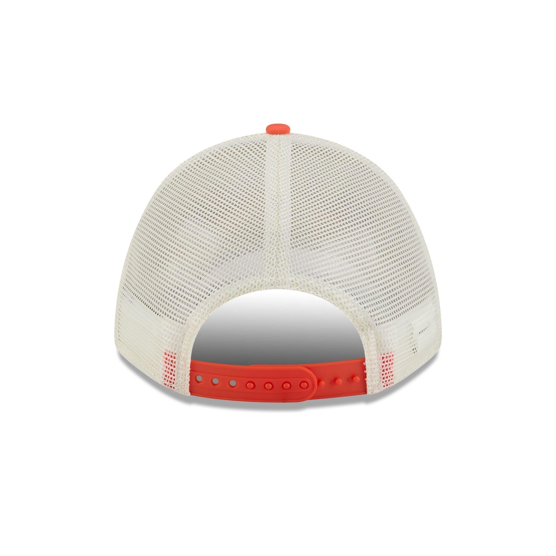 Clemson Tigers Chrome Arch 9FORTY M-Crown A-Frame Trucker Hat Male Product Image