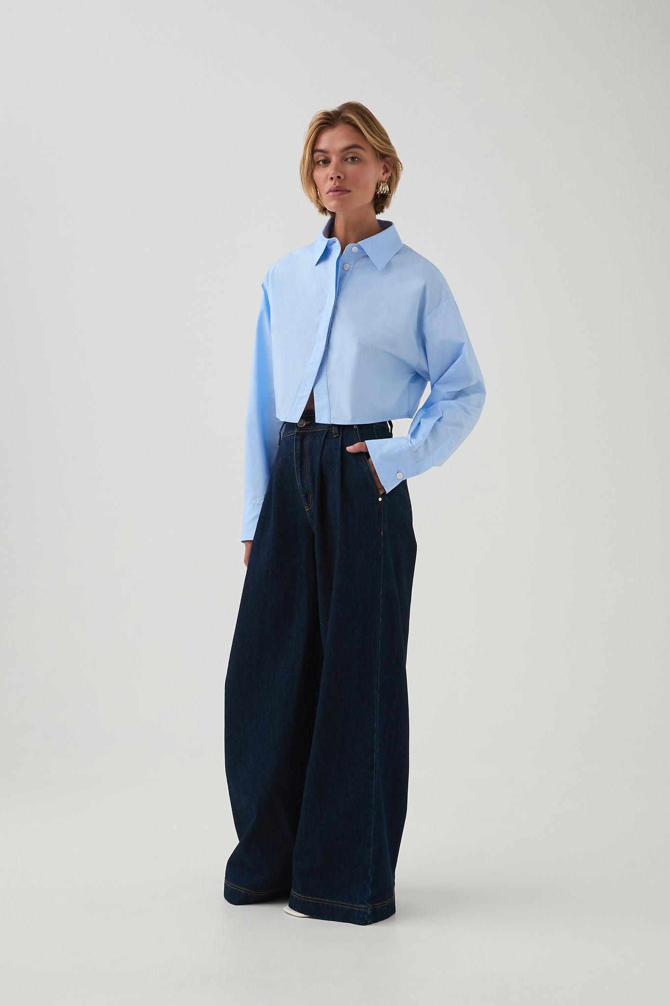 Havana Cropped Shirt Product Image
