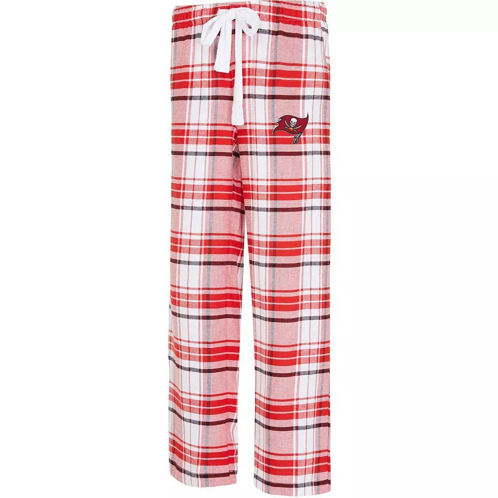 Women's Concepts Sport Red/Black Tampa Bay Buccaneers Accolade Flannel Pants, Size: 2XL Product Image
