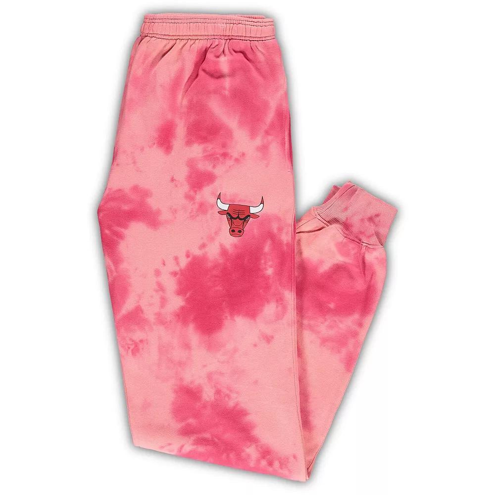 Men's Fanatics Branded Red Chicago Bulls Big & Tall Wordmark Cloud Dye Jogger Pants, Size: 3XB Product Image