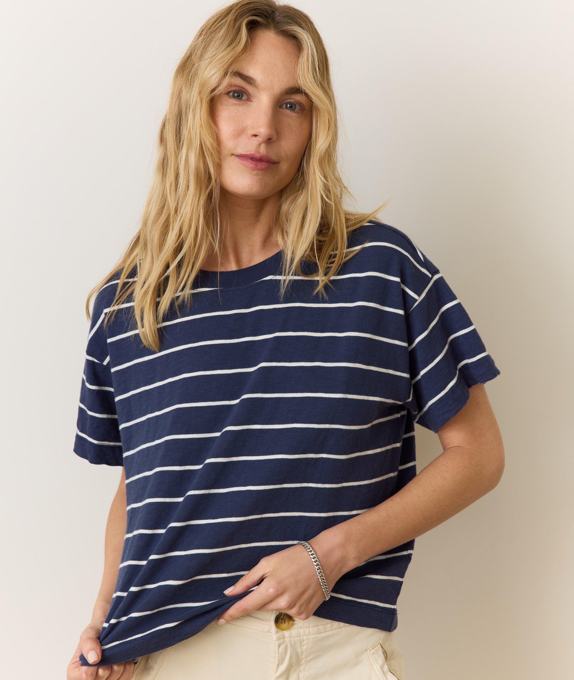 Sadie Vintage Slub Crop Tee Product Image