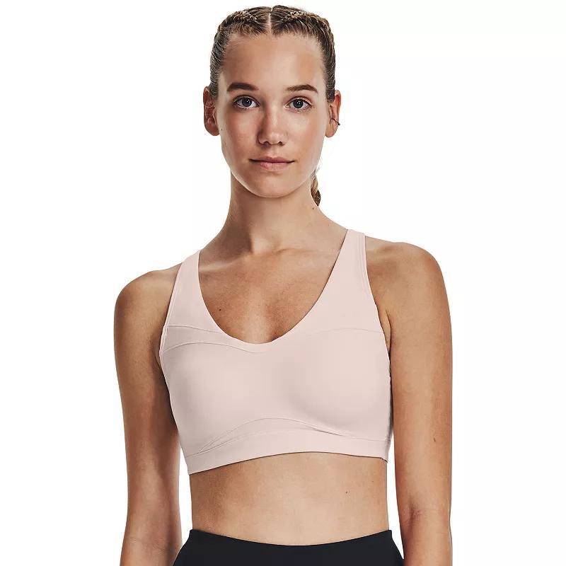 Women's Under Armour SmartForm Evolution Mid Sports Bra, Size: XS, White Product Image