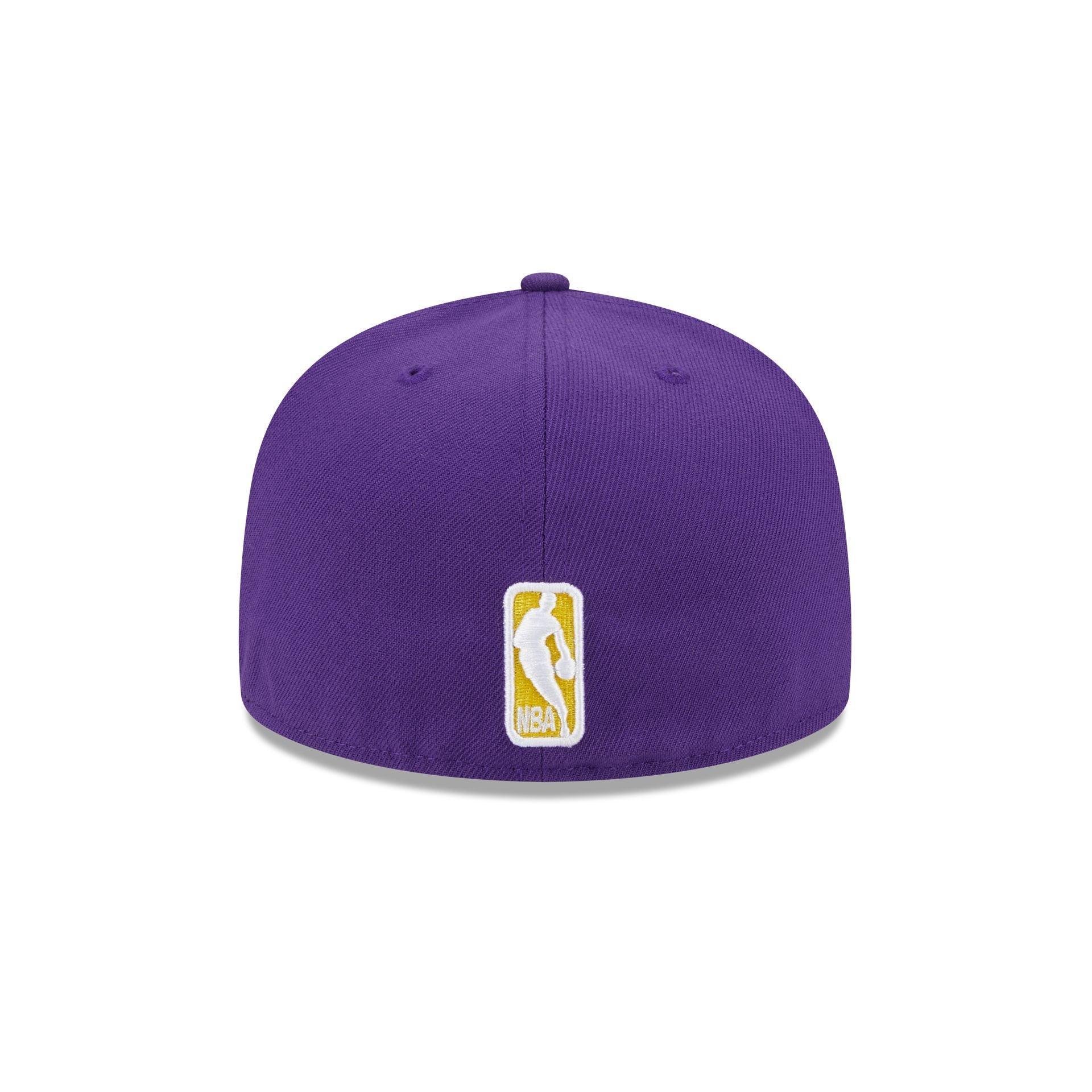 Los Angeles Lakers Script Sided 59FIFTY Fitted Hat Male Product Image