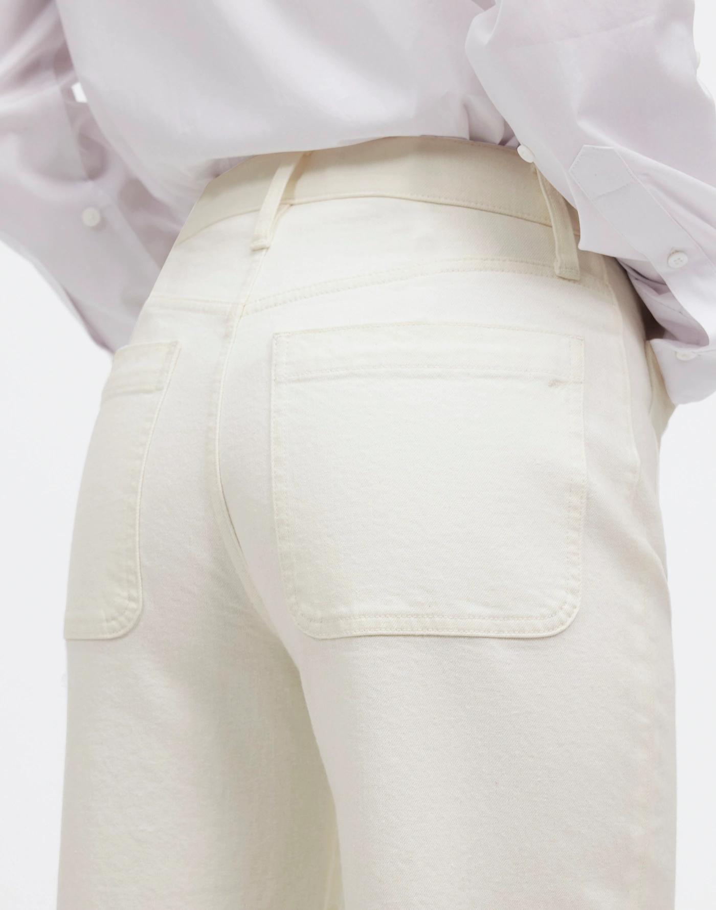 The Petite Emmett Wide-Leg Full Length Jean: Patch Pocket Edition Product Image