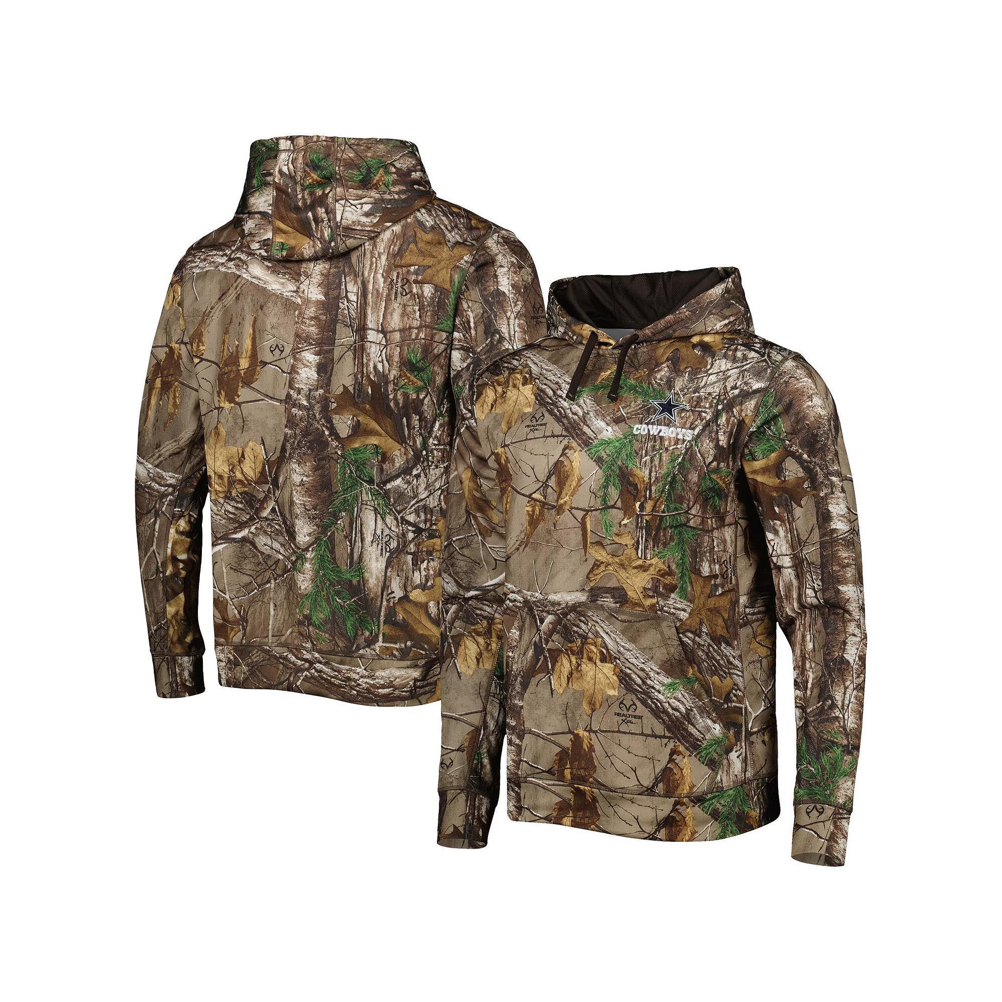 Mens Realtree Camo Dallas Cowboys Champion Tech Fleece Pullover Hoodie Product Image