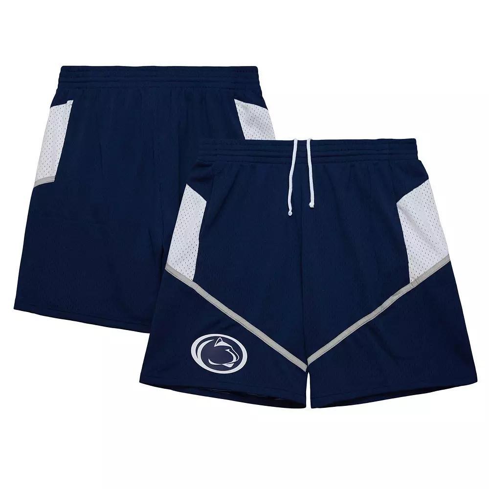 Men's Mitchell & Ness Navy Penn State Nittany Lions 2001/02 Throwback Jersey Shorts, Size: XL, Blue Product Image