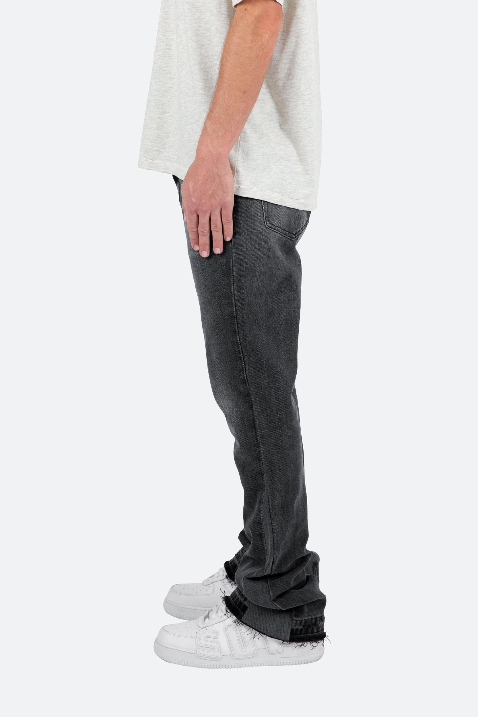 B476 Flare Denim - Black Product Image