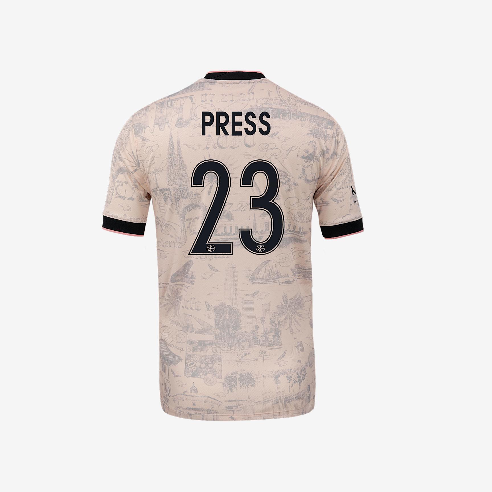 Giselle Thompson Angel City FC 2025 Stadium Away Nike Men's Dri-FIT NWSL Replica Jersey Product Image