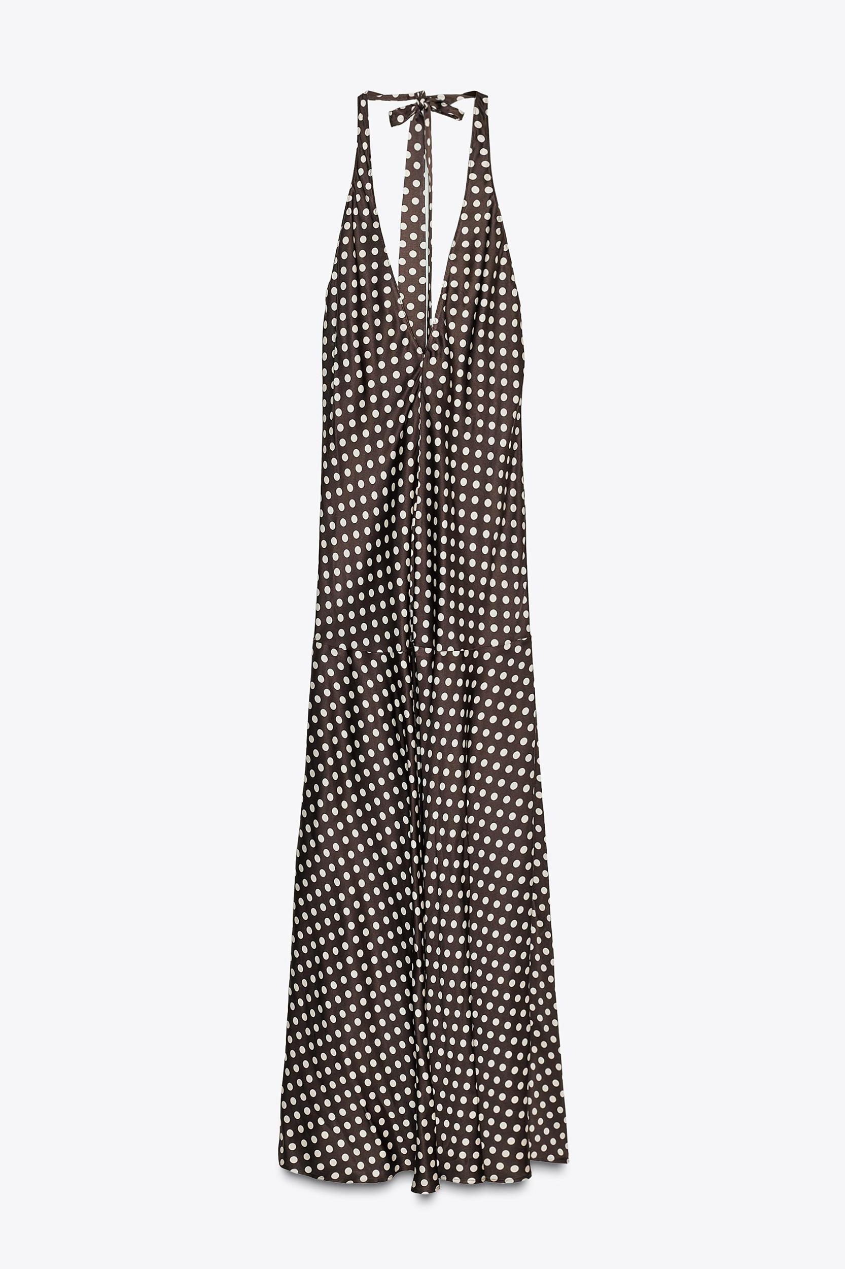 ZW COLLECTION HALTER POLKA DOT DRESS Product Image