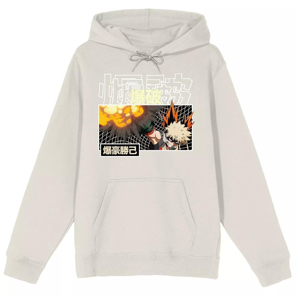 Men's My Hero Academia Kacchan Hoodie, Size: XL, Off White Product Image