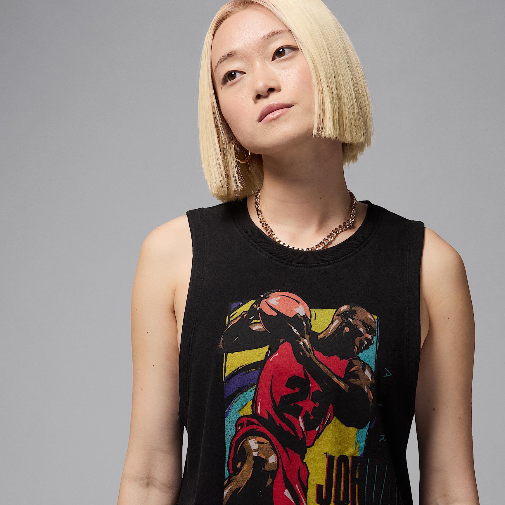 Women's Jordan Sleeveless Graphic T-Shirt Product Image