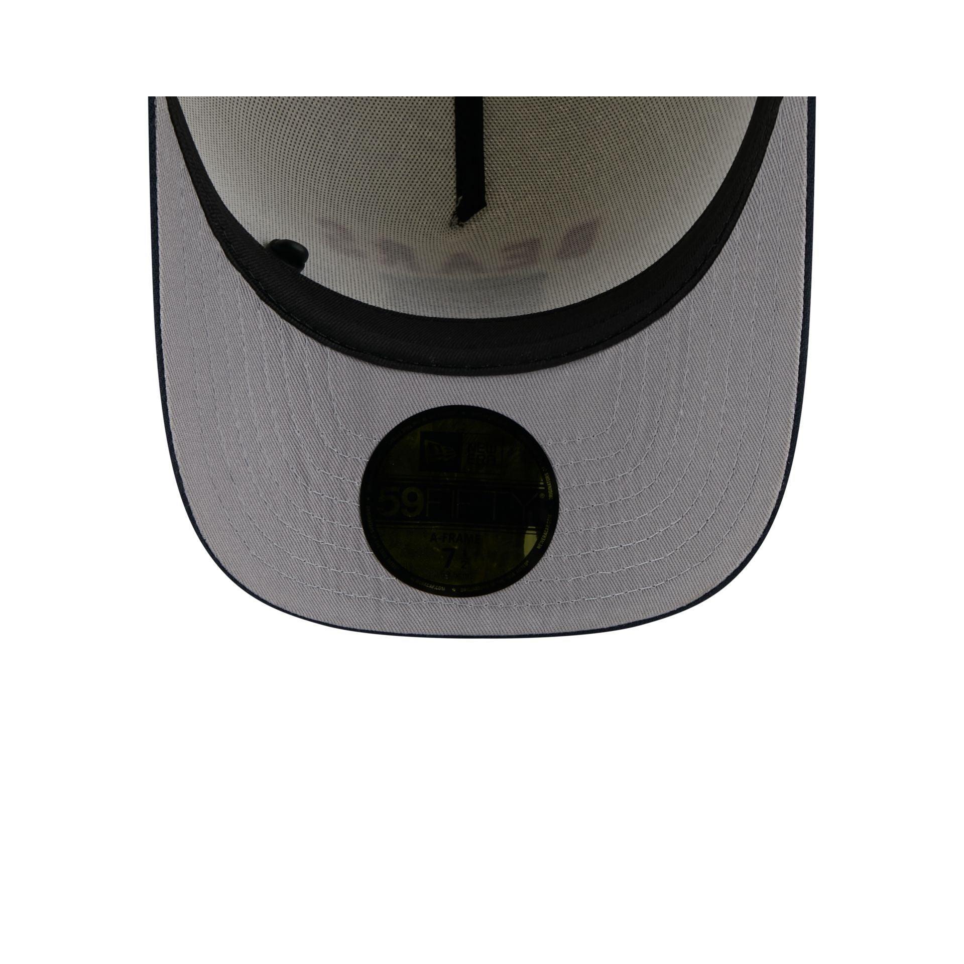 Chicago Bears 2025 Draft Black 59FIFTY A-Frame Fitted Hat Male Product Image