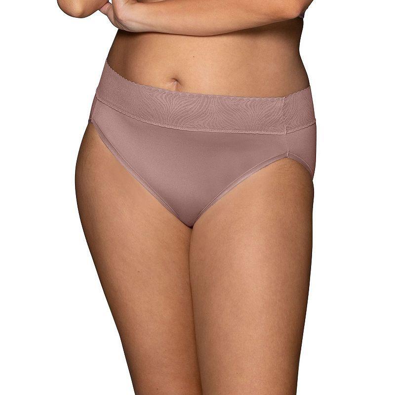 Women's Vanity Fair Lingerie® Effortless™ Hi-Cut Panty 13275, Size: 9, Baked Blush Product Image