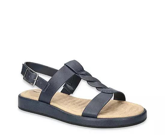 Easy Street Tampa Platform Women's Comfort Sandals, Size: 9.5, Blue Product Image
