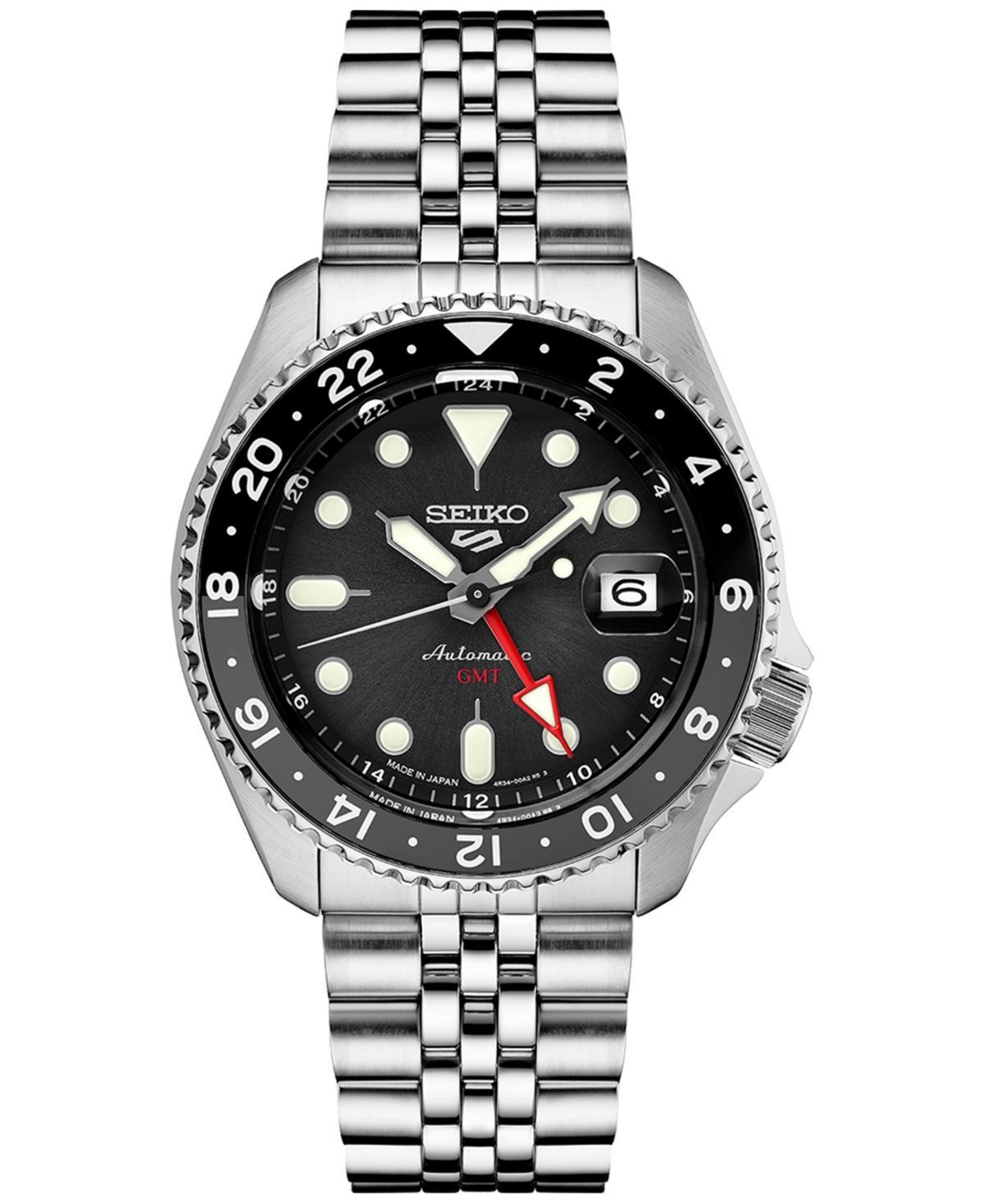 Mens Seiko 5 Sports Automatic Watch - SSK001 Black Product Image