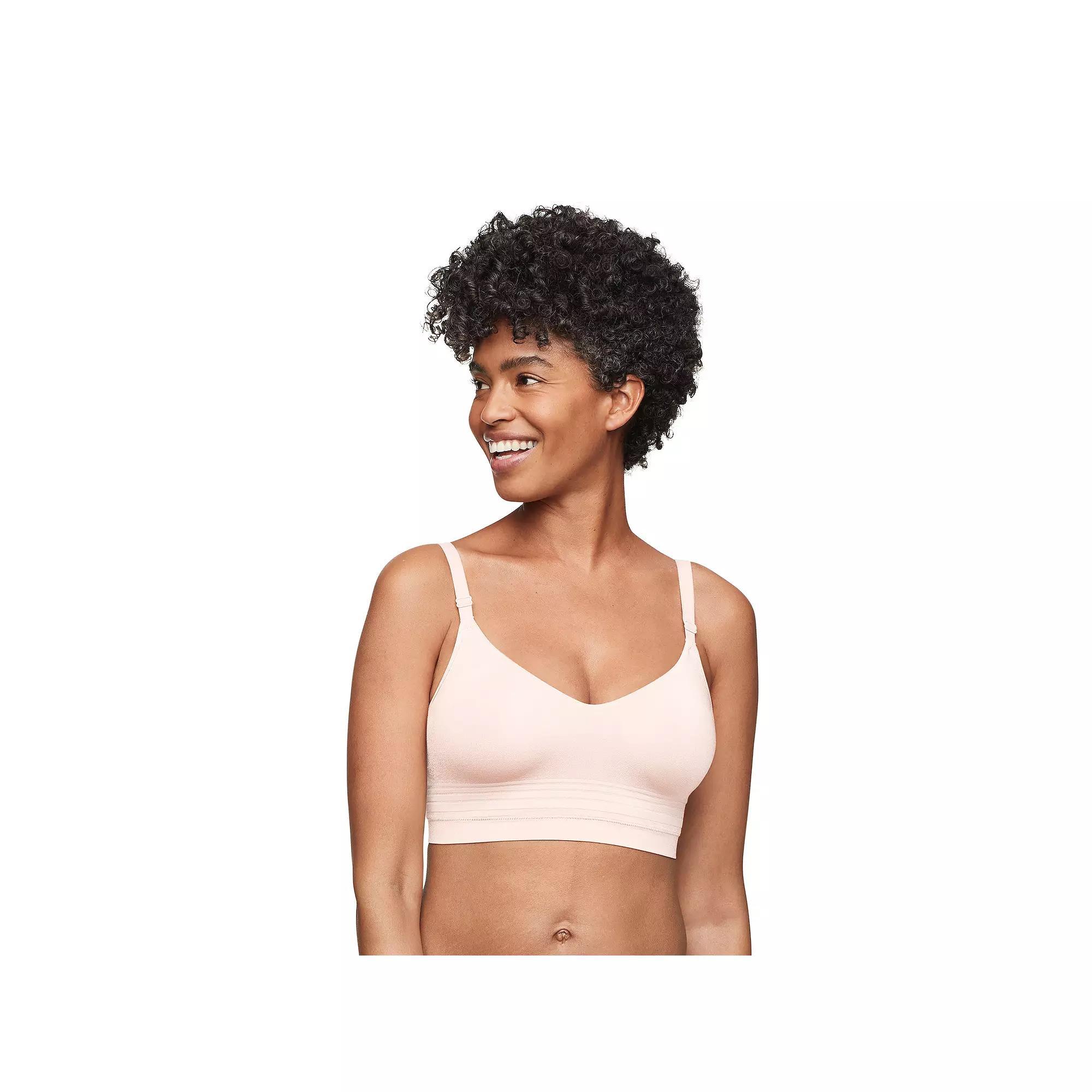 Warners Easy Does It™ Allover Smoothing Seamless Longline Bra RM5501A, Women's, Size: XXL, Nirvana Product Image