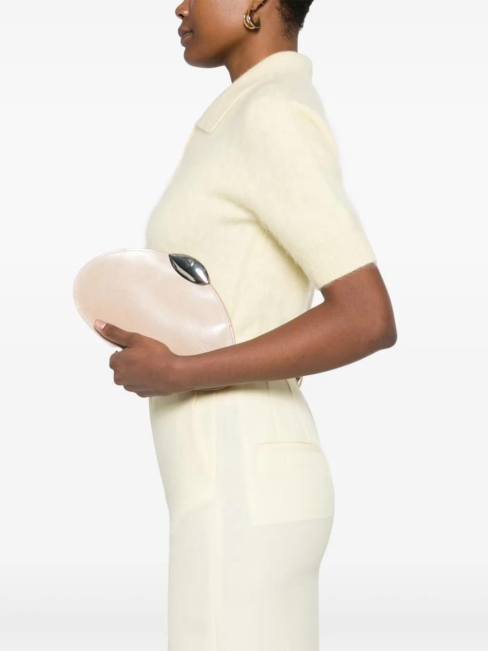 BENEDETTA BRUZZICHES Belle De Jour Clutch Bag In Neutral Product Image