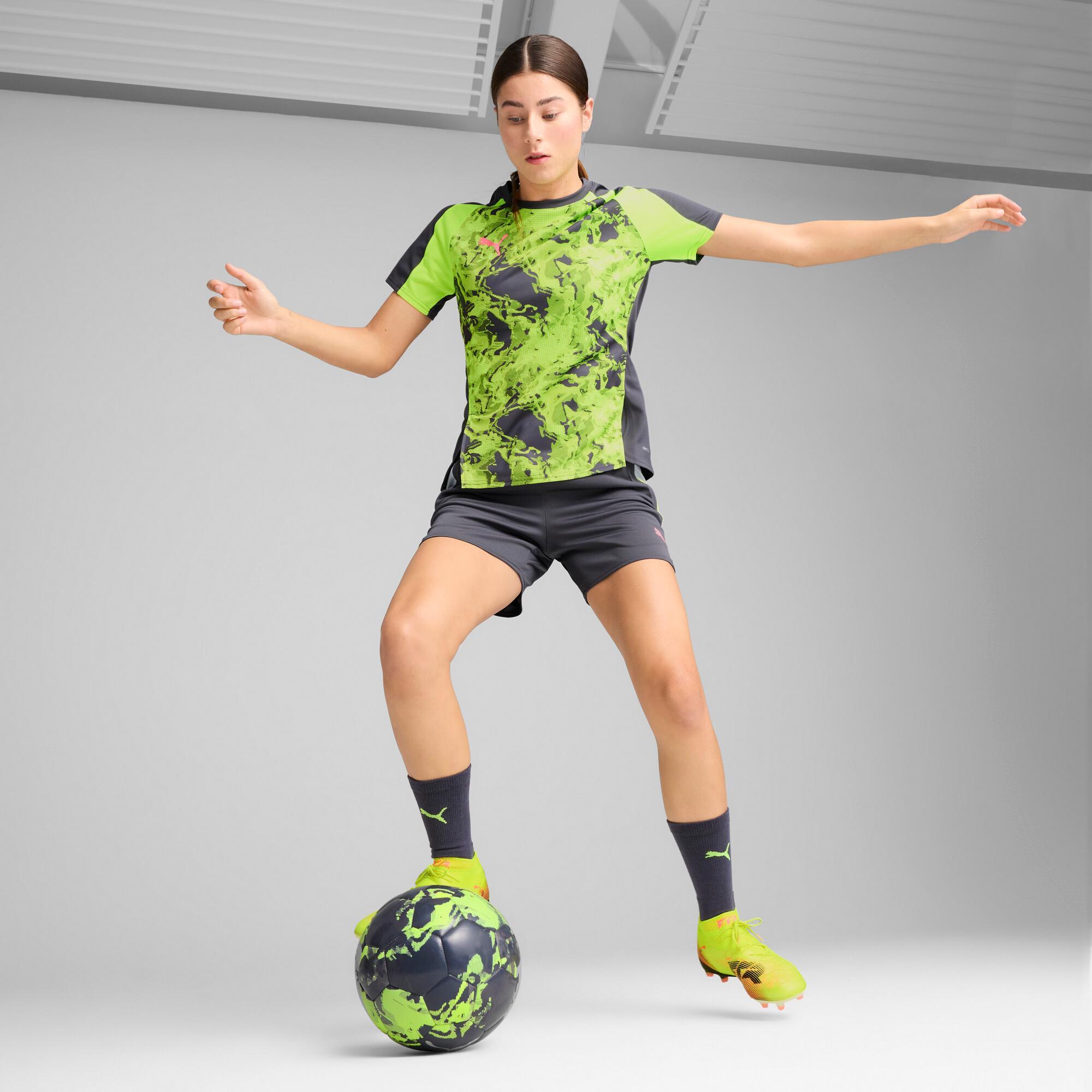 PUMA IndividualBLAZE Women's Soccer Shorts in Grey Product Image