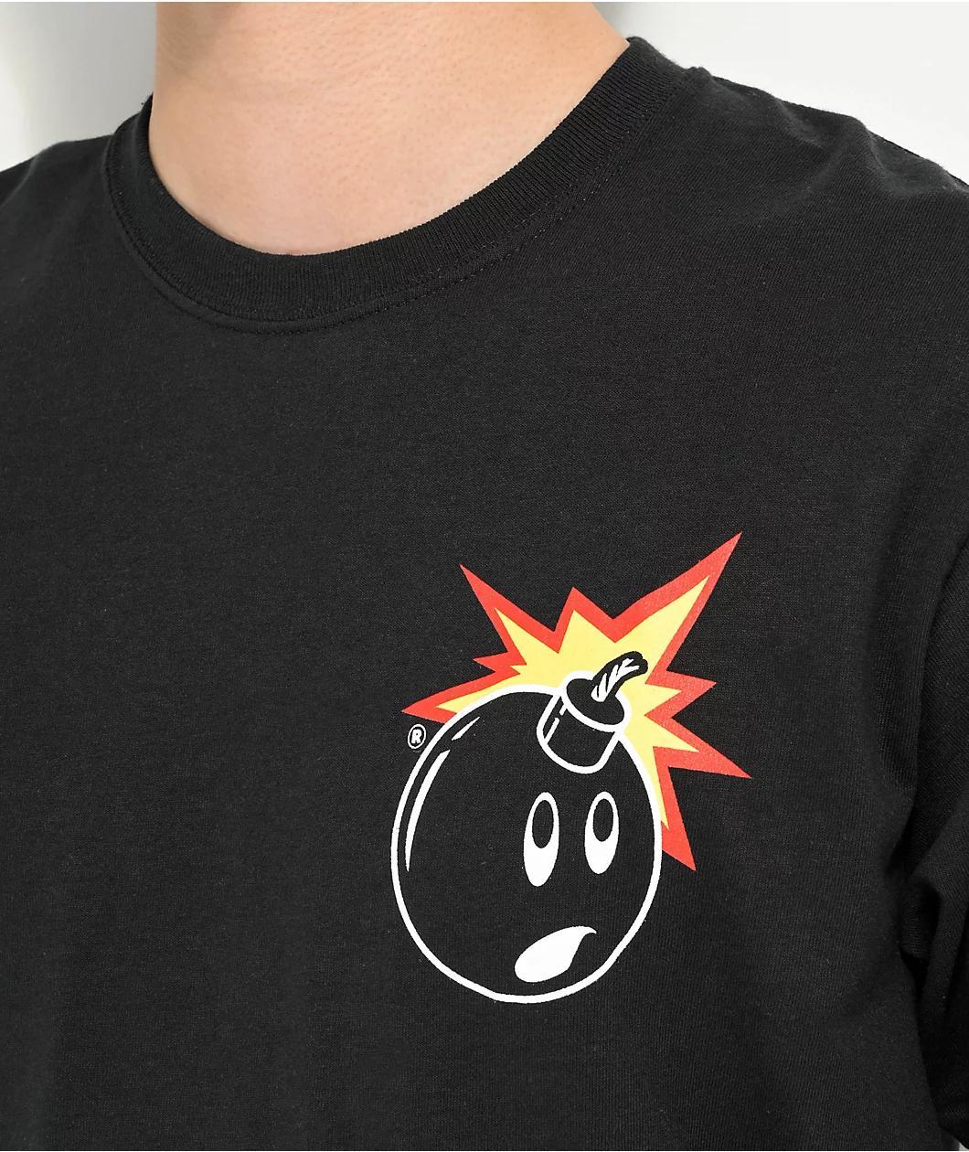Adam Bomb Black T-Shirt Product Image