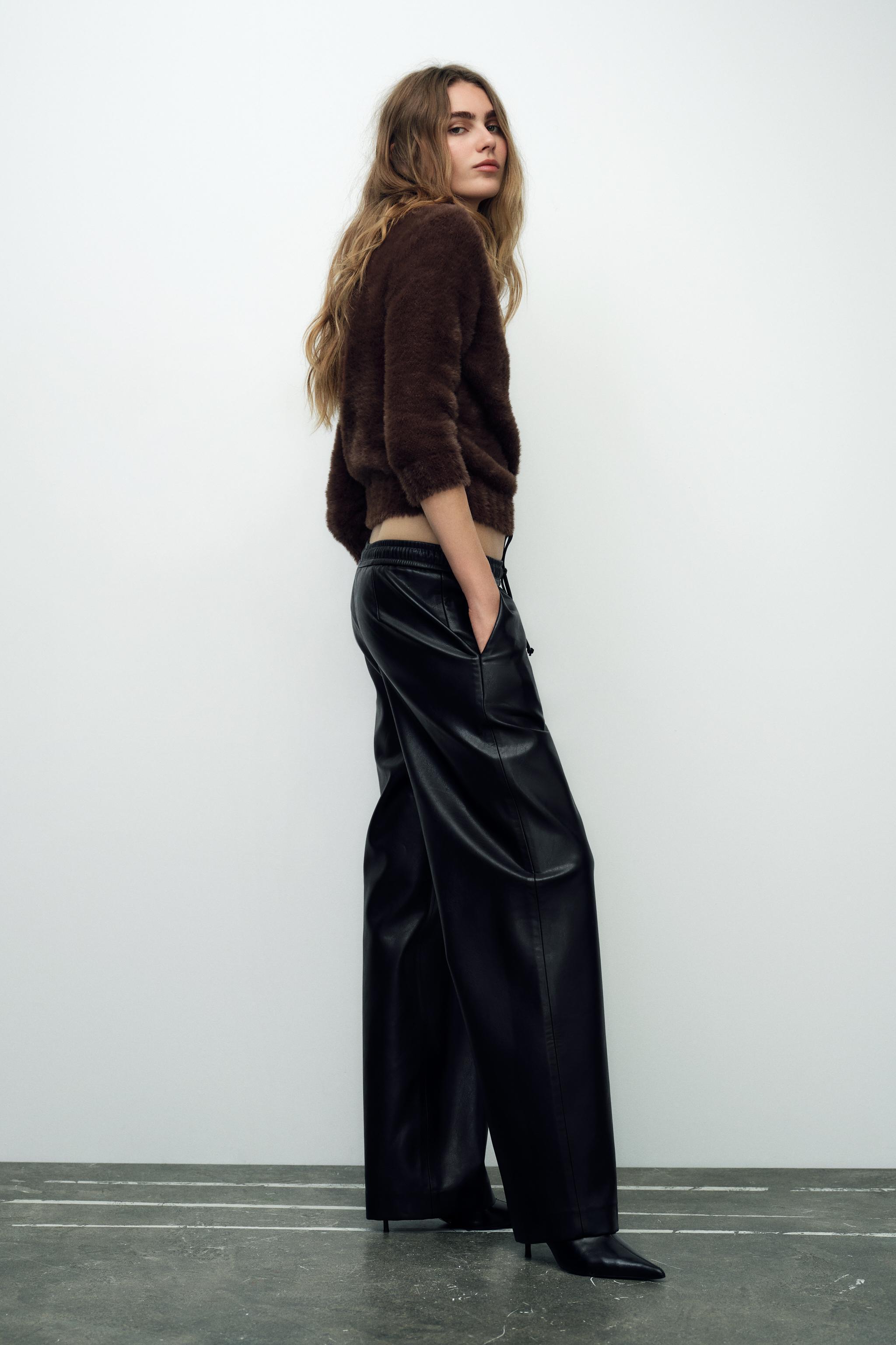 FAUX LEATHER PANTS Product Image