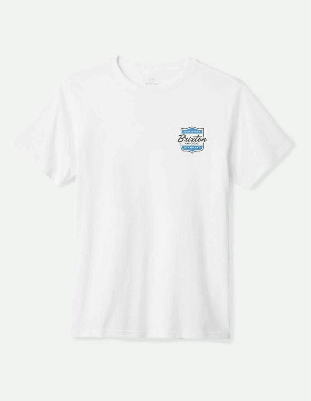 BRIXTON Booker Mens Tee - WHITE Product Image