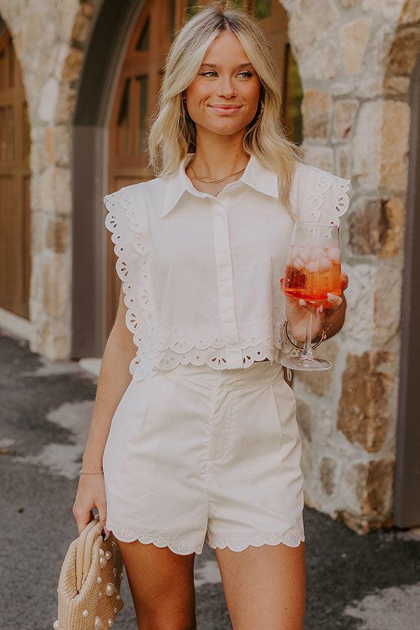 Sweet Lifestyle Embroidered Crop Top Product Image