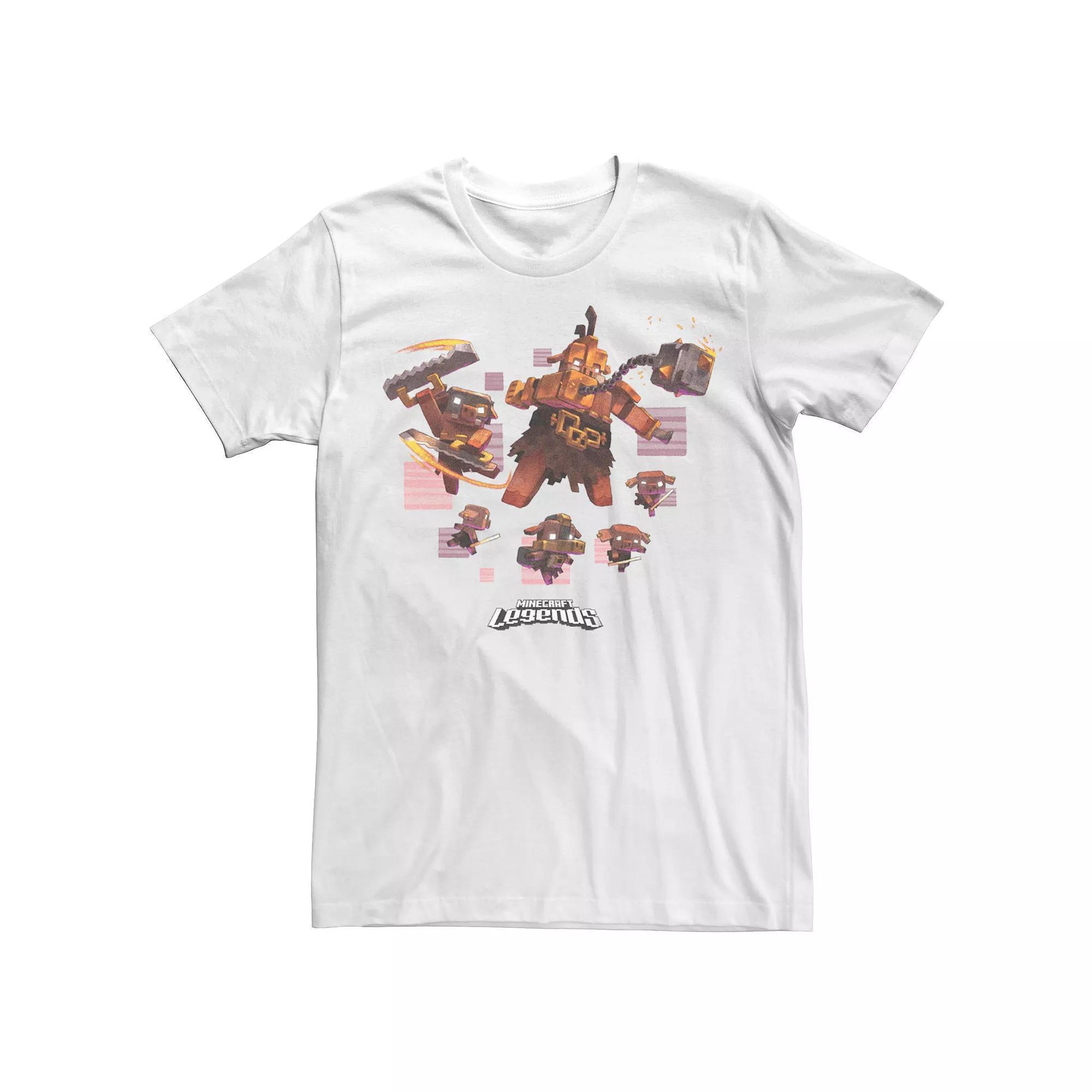 Men's Minecraft Legends Portal Guardians Graphic Tee, Size: XXL, White Product Image