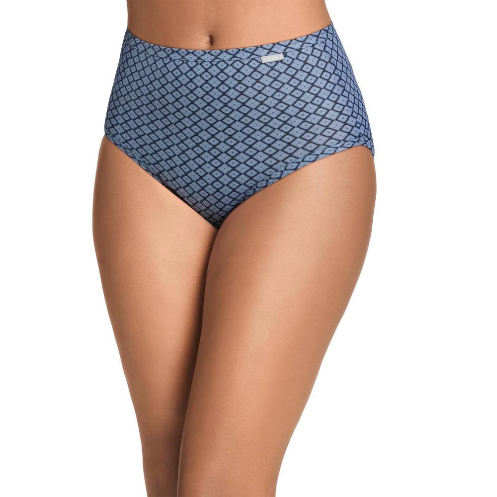 Jockey Women's Elance Brief - 3 Pack 5 True Navy/Petite Blue Geo/Shower Product Image