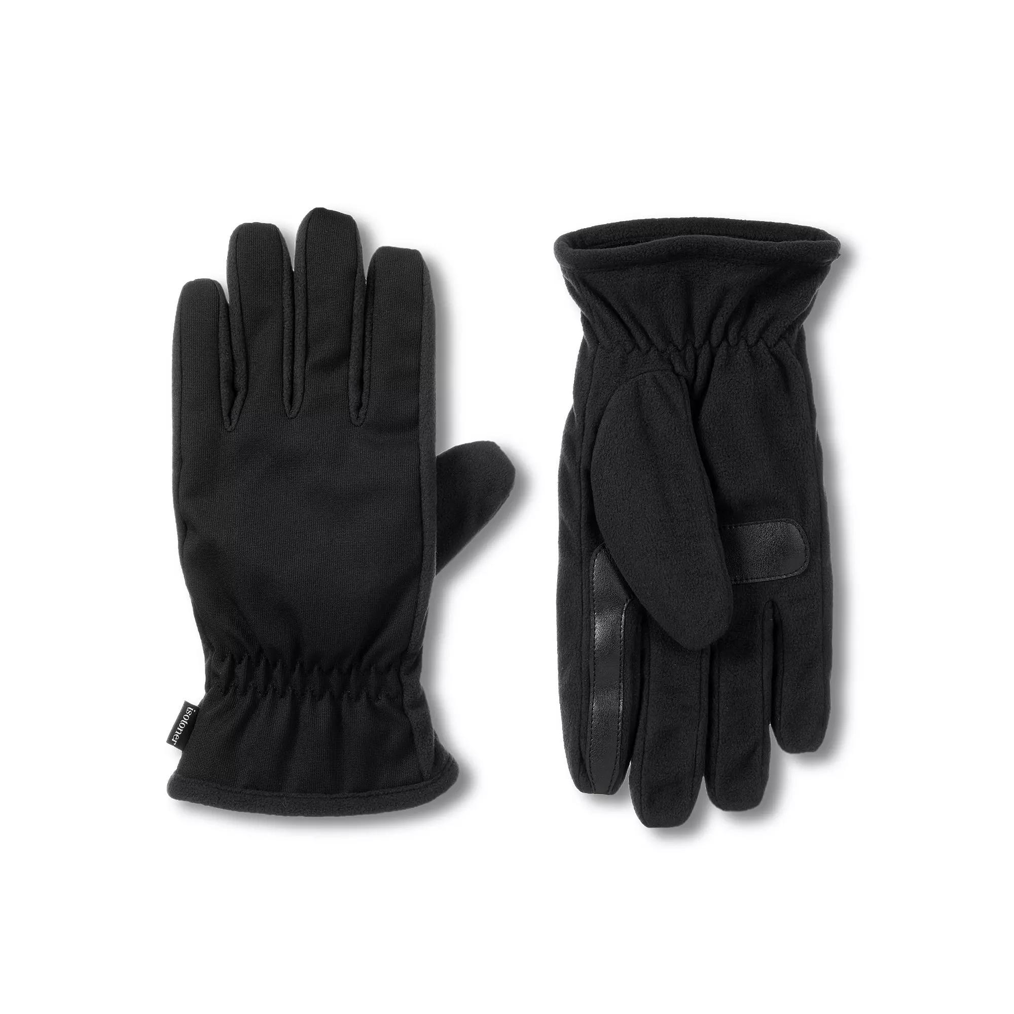 Mens isotoner Lined Water Repellent Stretch Gloves Product Image