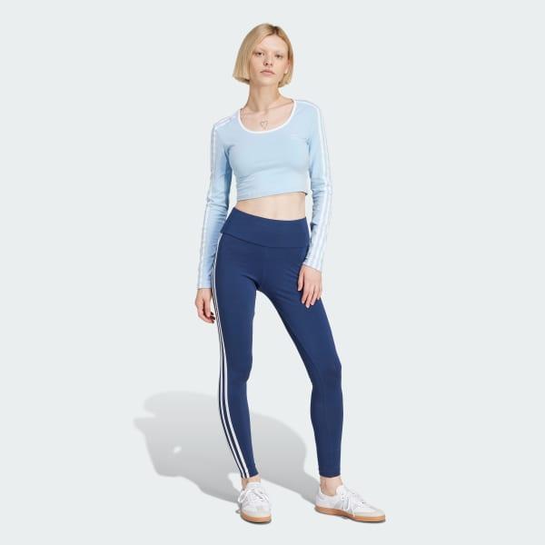 adidas 3-Stripes Leggings Night Indigo S Womens Product Image