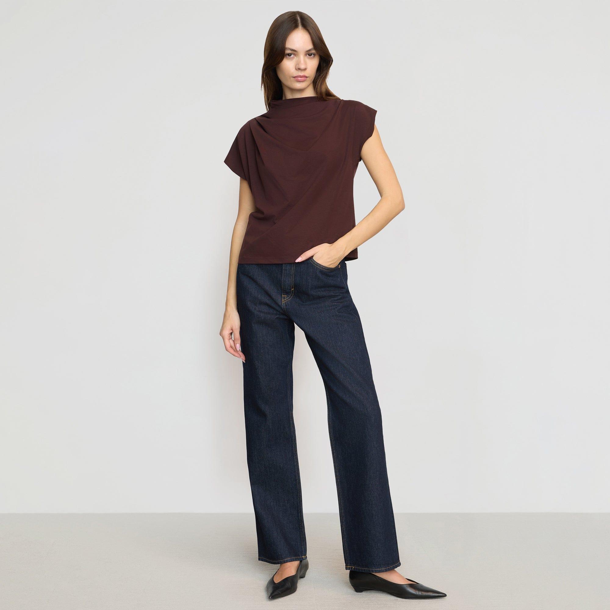 Kenny Asymmetric-Neck Tee Product Image