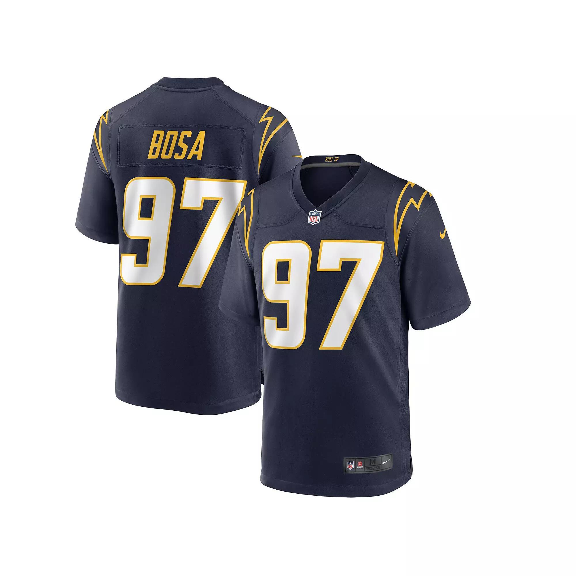 Men's Nike Joey Bosa Navy Los Angeles Chargers Alternate Game Jersey, Size: 2XL, Blue Product Image