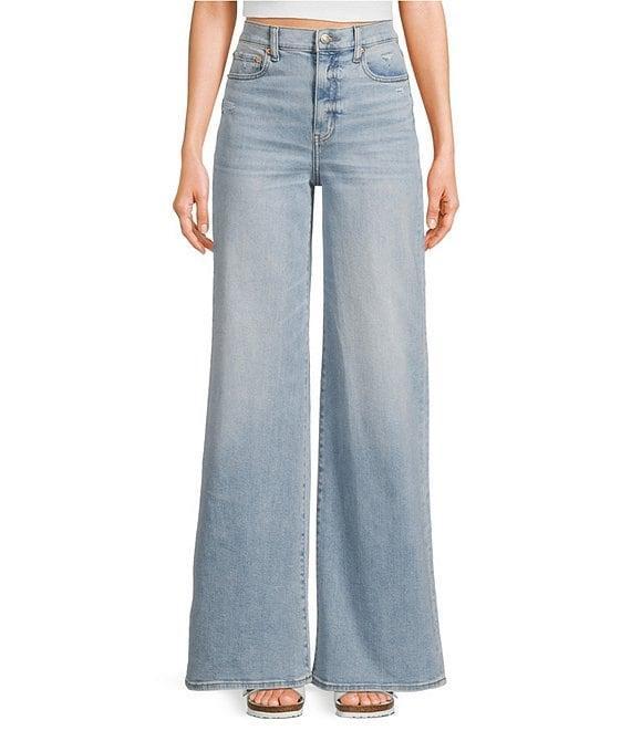 Daze Far Out High Rise Wide Leg Jeans Product Image