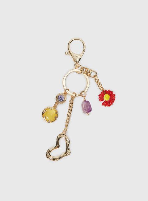 Maximiliano Key Chain Gold Product Image